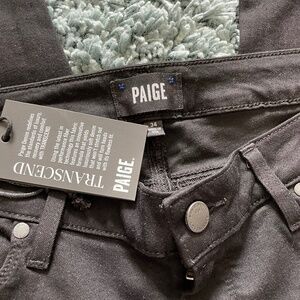 Paige Verdugo Ankle Black Shadow jeans NWT sz. 34
